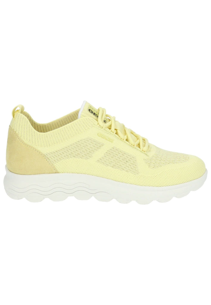 Geox Sneaker Leder/Textil Hellgelb