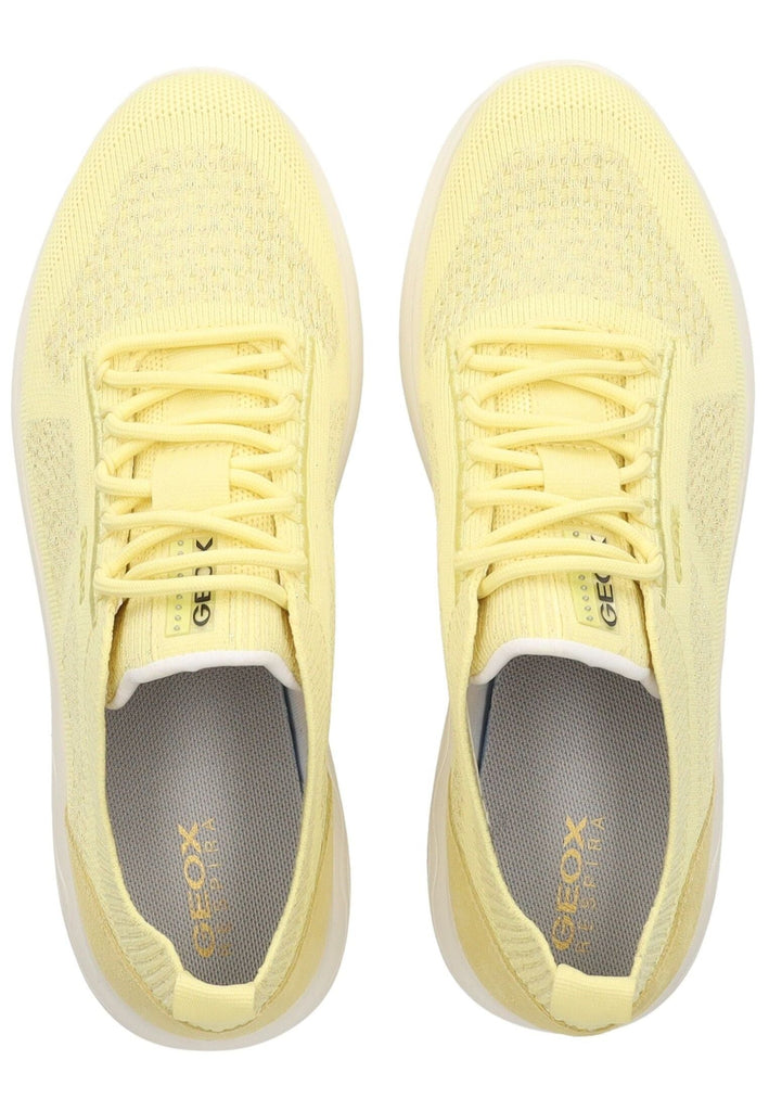 Geox Sneaker Leder/Textil Hellgelb