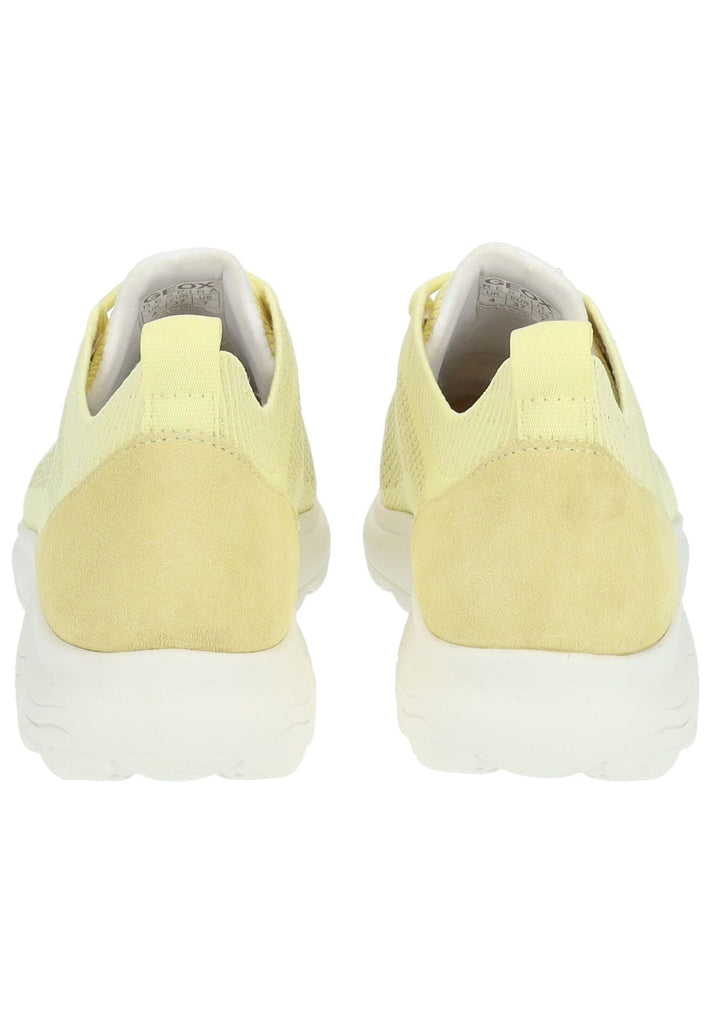Geox Sneaker Leder/Textil Hellgelb