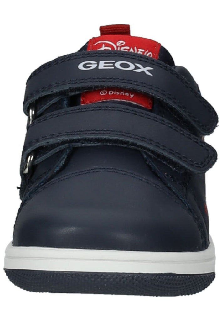 Geox Sneaker Leder/Textil Navy/Weiß