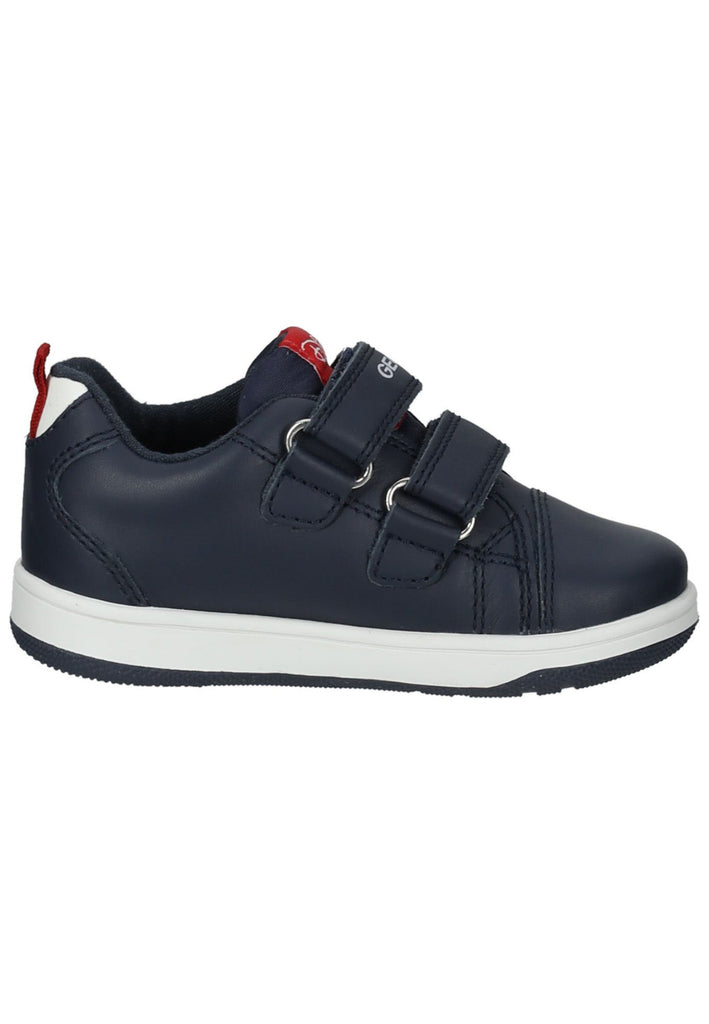 Geox Sneaker Leder/Textil Navy/Weiß