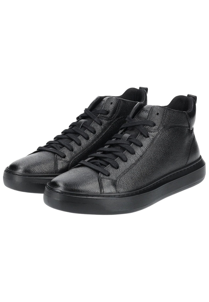 Geox Sneaker Leder/Textil Schwarz