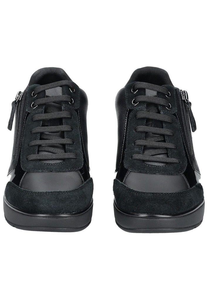 Geox Sneaker Leder/Textil Schwarz