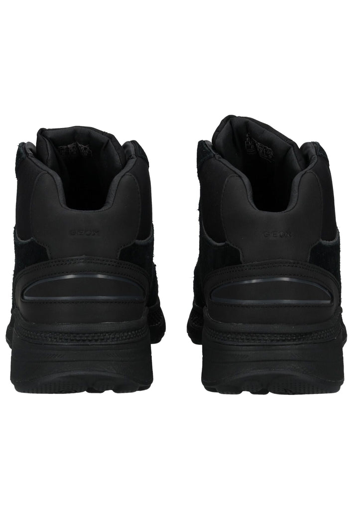 Geox Sneaker Leder/Textil Schwarz
