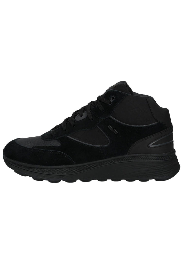Geox Sneaker Leder/Textil Schwarz