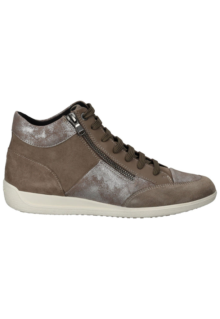 Geox Sneaker Leder/Textil Taupe