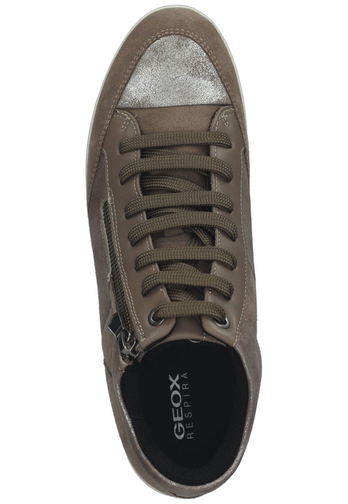 Geox Sneaker Leder/Textil Taupe