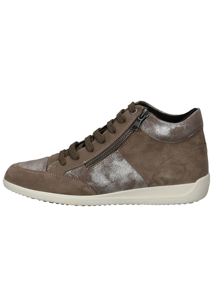 Geox Sneaker Leder/Textil Taupe