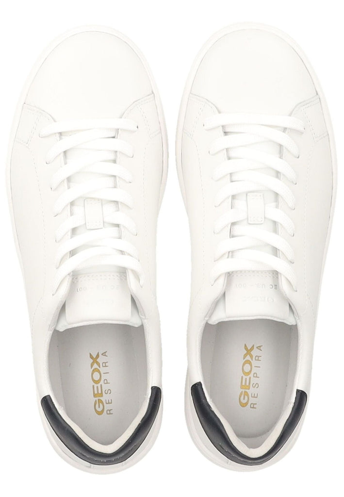 Geox Sneaker Leder/Textil Weiß/Navy