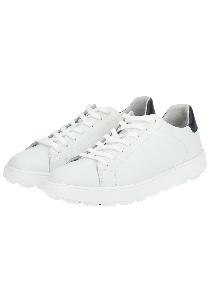 Geox Sneaker Leder/Textil Weiß/Navy