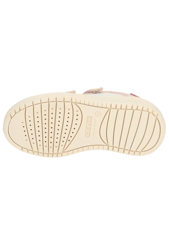 Geox Sneaker Lederimitat/Mesh Beige/Rosa