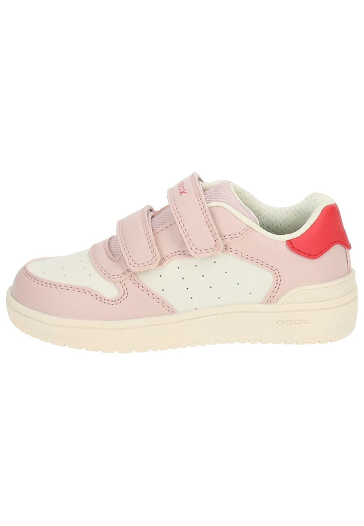 Geox Sneaker Lederimitat/Mesh Beige/Rosa