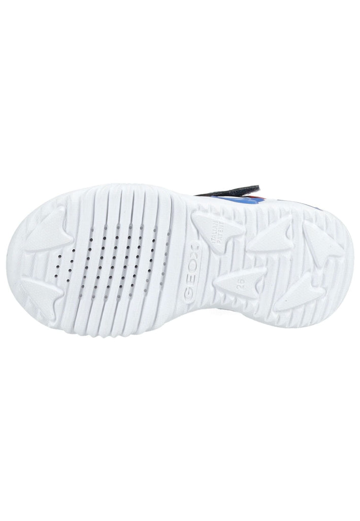 Geox Sneaker Lederimitat/Mesh Navy/Orange