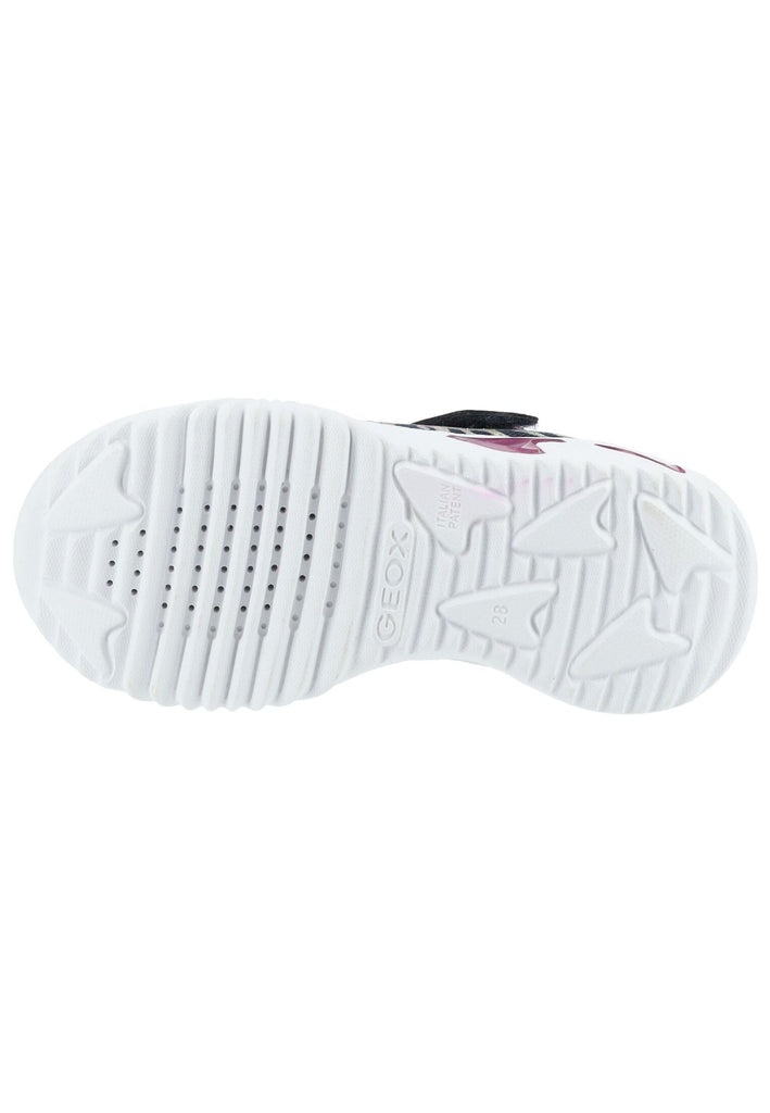 Geox Sneaker Lederimitat/Mesh Navy/Pink