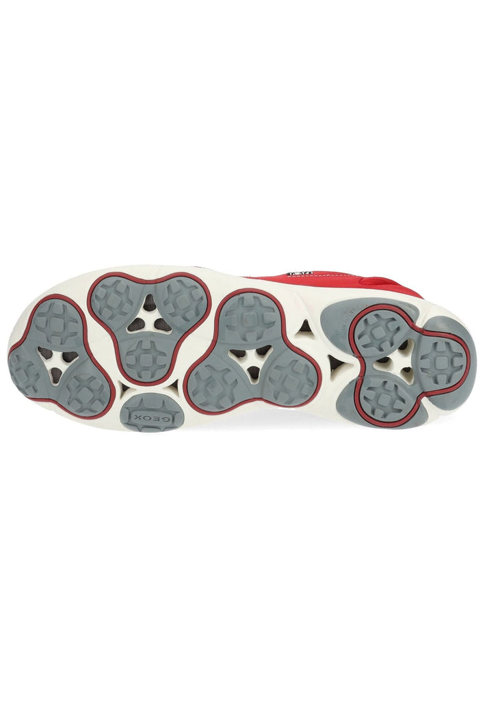 Geox Sneaker Lederimitat/Mesh Rot