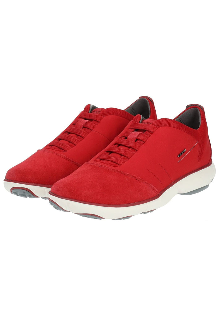 Geox Sneaker Lederimitat/Mesh Rot