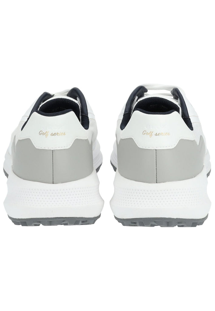 Geox Sneaker Lederimitat/Mesh Weiß Kombi