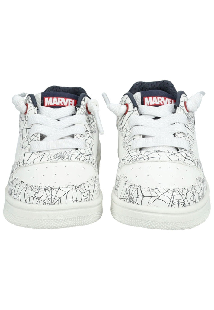 Geox Sneaker Lederimitat/Mesh Weiß/Navy