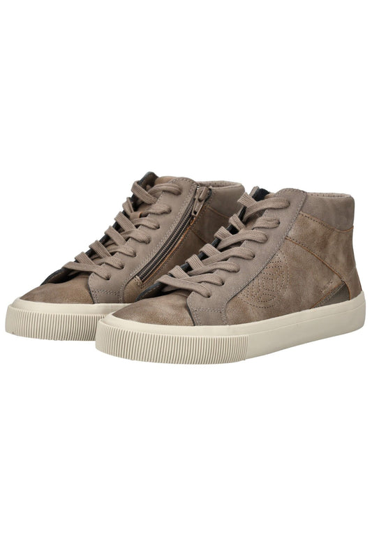 Geox Sneaker Lederimitat Taupe