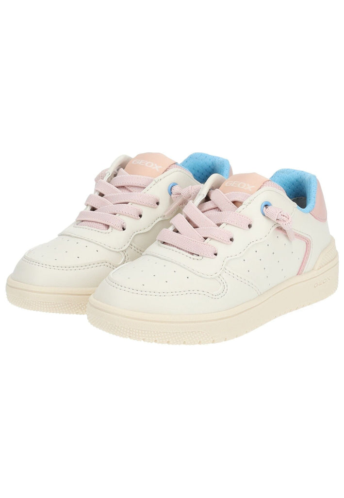 Geox Sneaker Lederimitat/Textil Beige/Rosa