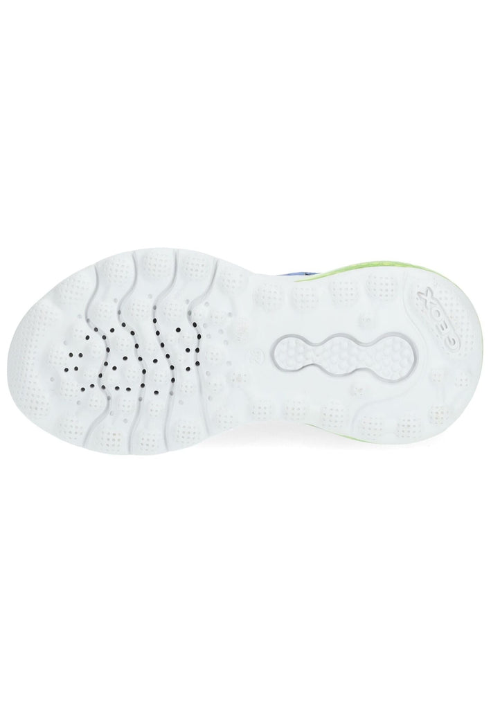 Geox Sneaker Lederimitat/Textil Blau/Grün