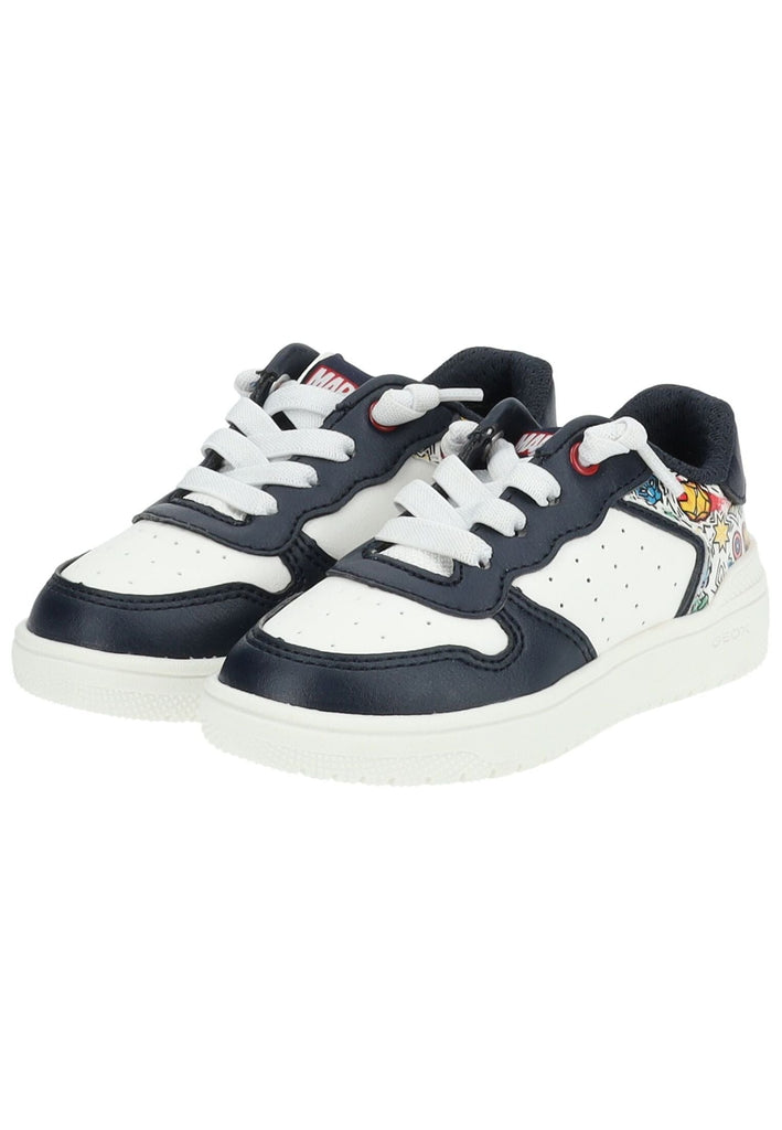 Geox Sneaker Lederimitat/Textil Blau/Multi