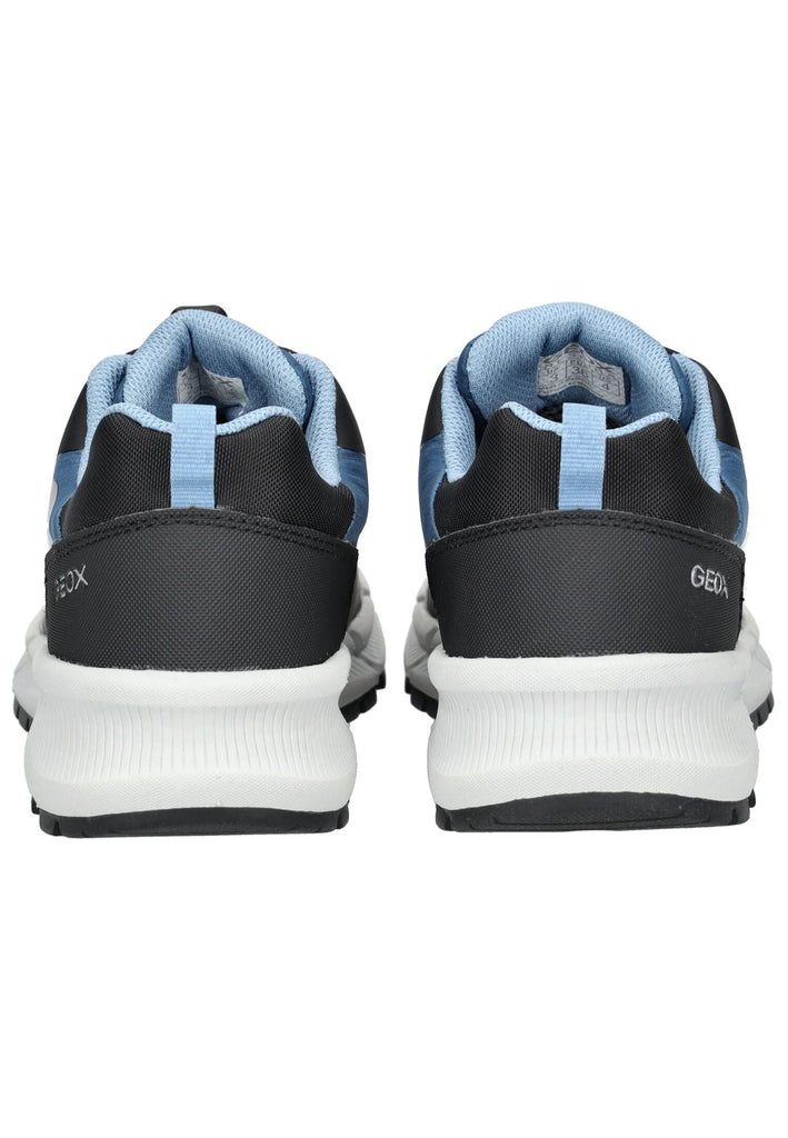 Geox Sneaker Lederimitat/Textil Blau/Schwarz