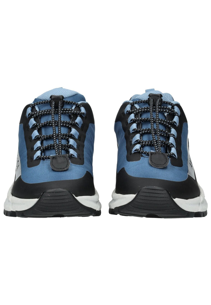 Geox Sneaker Lederimitat/Textil Blau/Schwarz