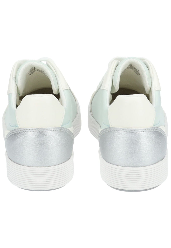 Geox Sneaker Lederimitat/Textil Blau/Weiß