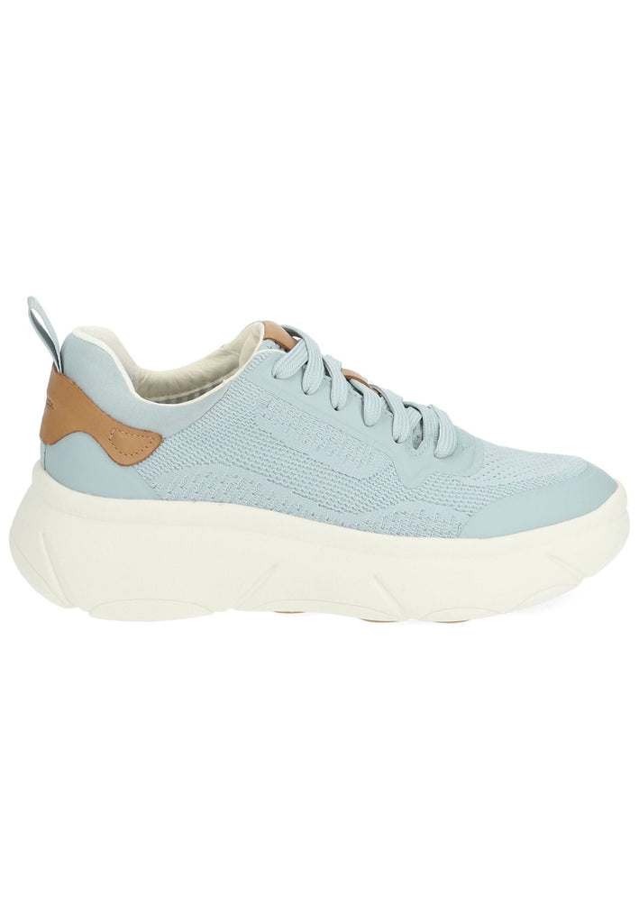 Geox Sneaker Lederimitat/Textil Hellblau