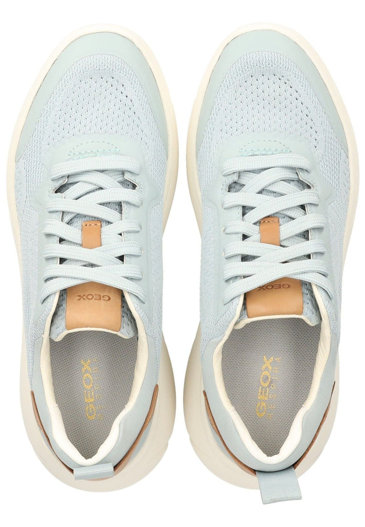 Geox Sneaker Lederimitat/Textil Hellblau