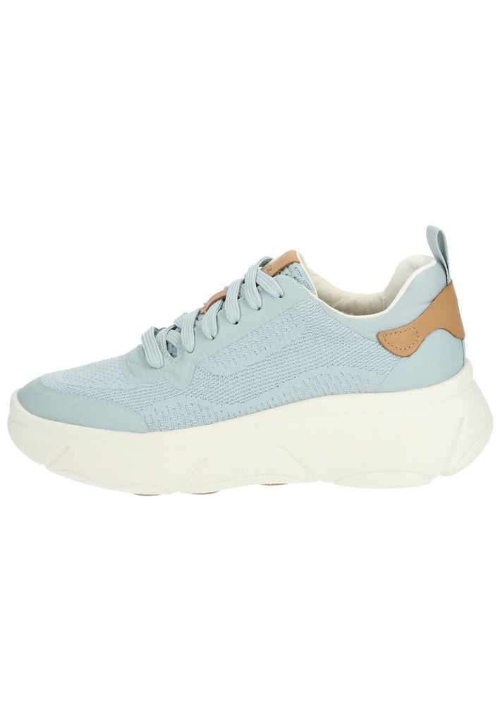 Geox Sneaker Lederimitat/Textil Hellblau