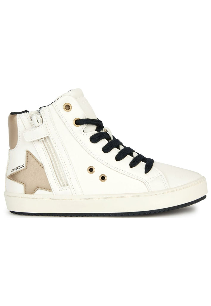 Geox Sneaker Lederimitat/Textil Ivory