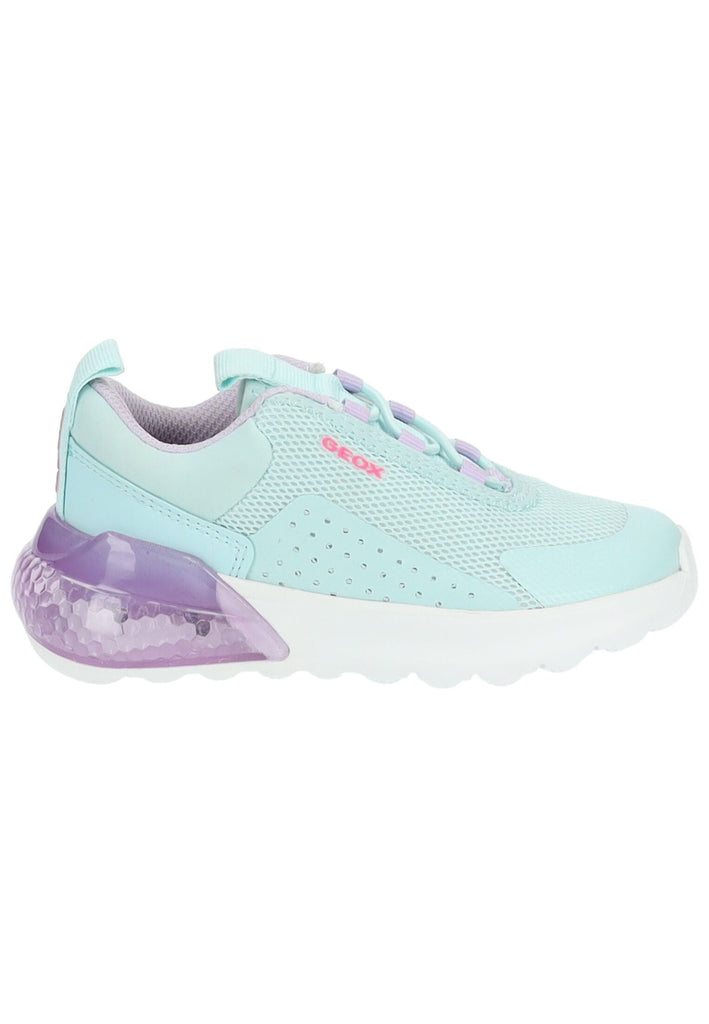 Geox Sneaker Lederimitat/Textil Lila/Blau
