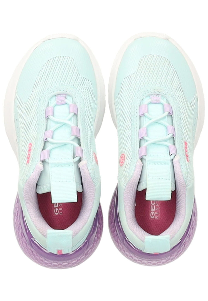 Geox Sneaker Lederimitat/Textil Lila/Blau
