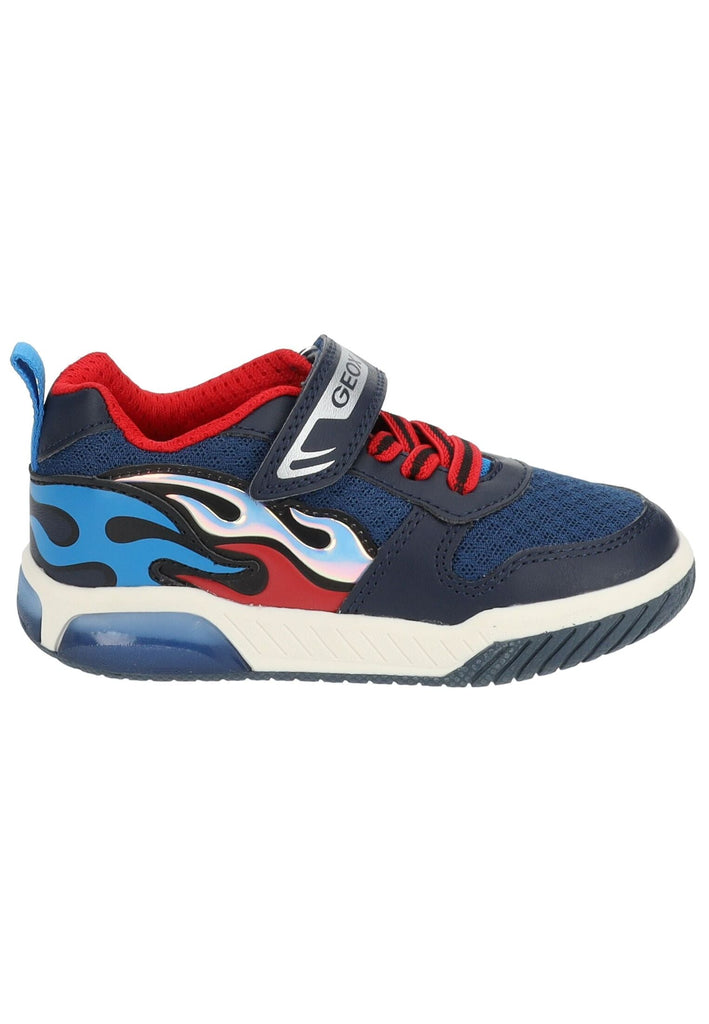 Geox Sneaker Lederimitat/Textil Navy/Aqua
