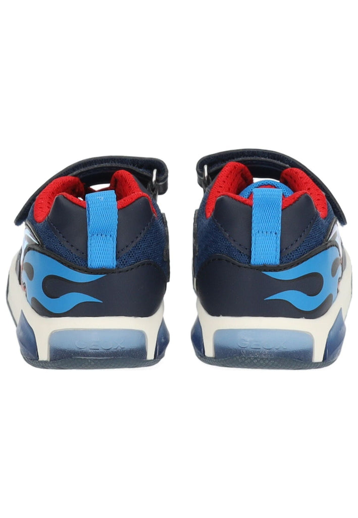 Geox Sneaker Lederimitat/Textil Navy/Aqua