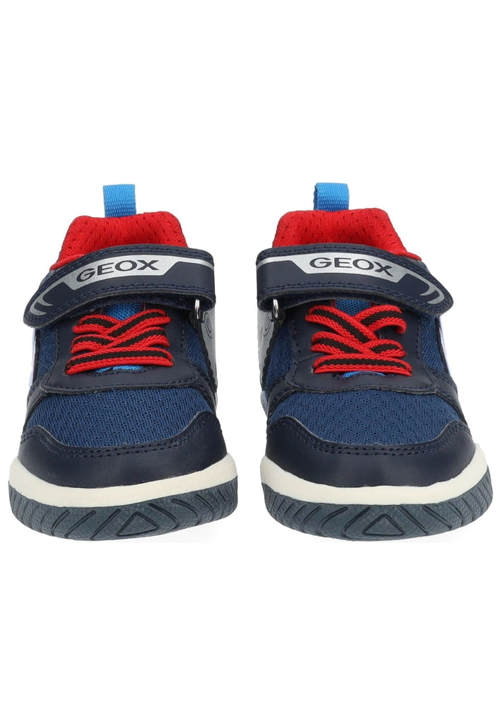 Geox Sneaker Lederimitat/Textil Navy/Aqua