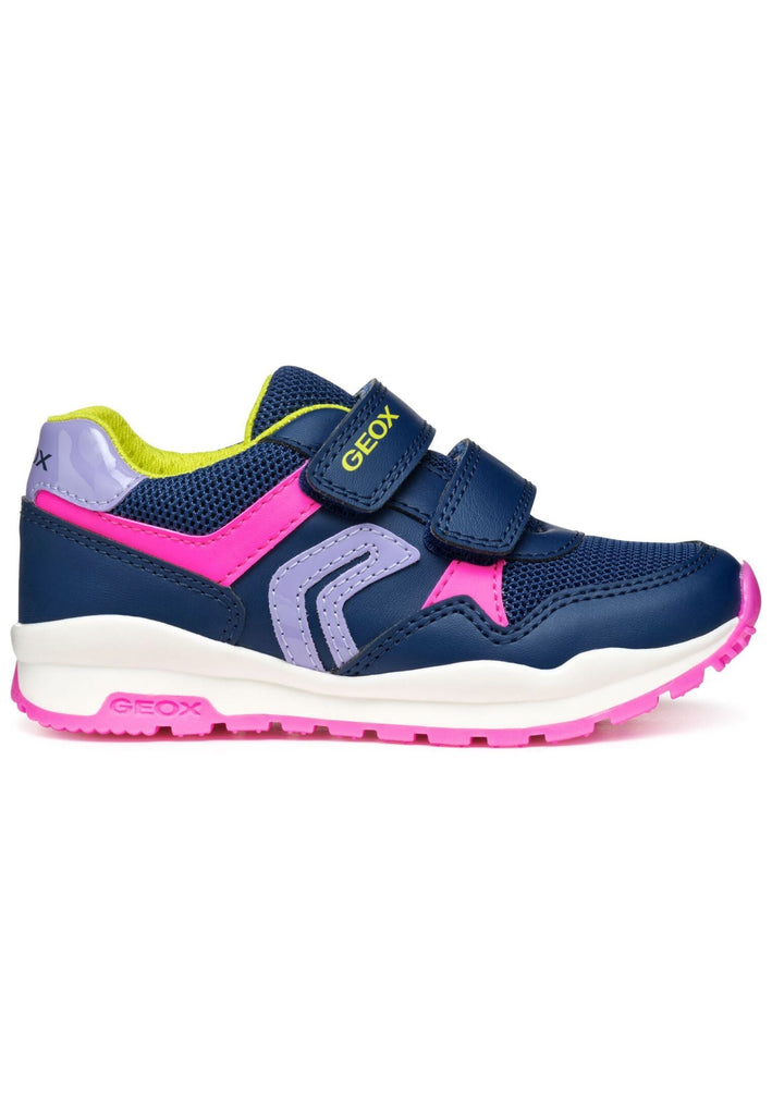 Geox Sneaker Lederimitat/Textil Navy/Pink