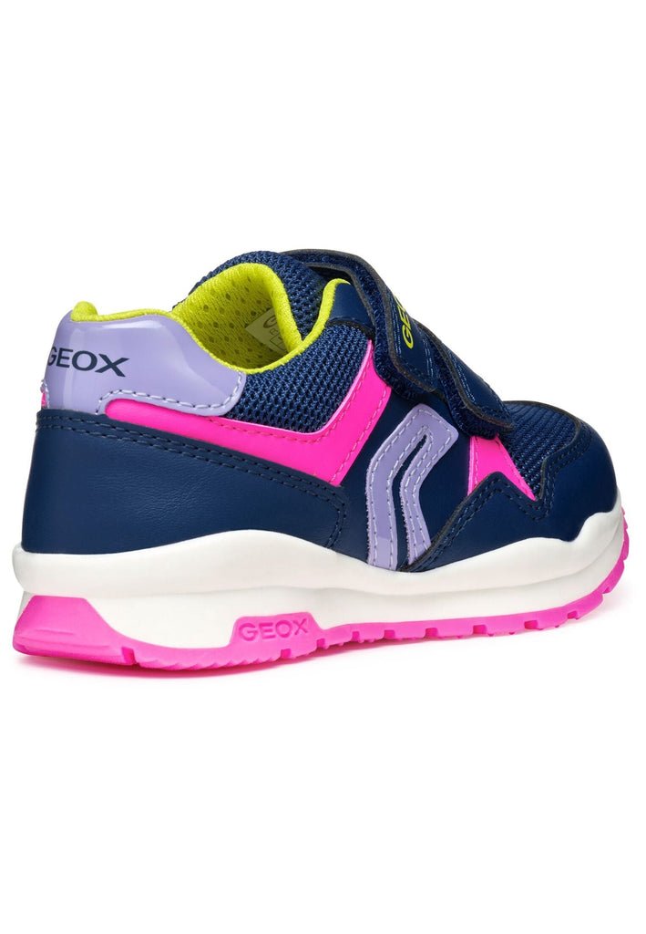 Geox Sneaker Lederimitat/Textil Navy/Pink