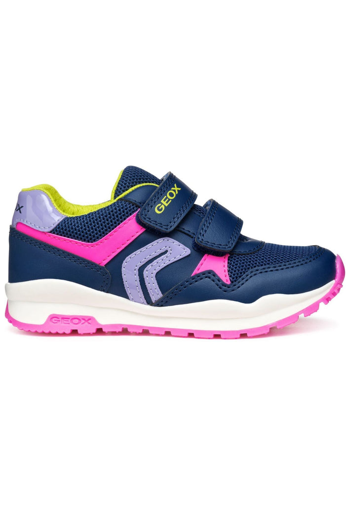 Geox Sneaker Lederimitat/Textil Navy/Pink