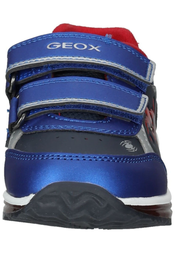 Geox Sneaker Lederimitat/Textil Navy/Rot