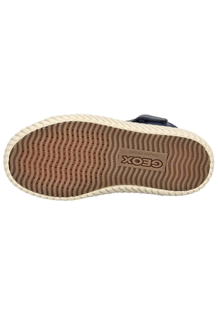 Geox Sneaker Lederimitat/Textil Navy Warmfutter