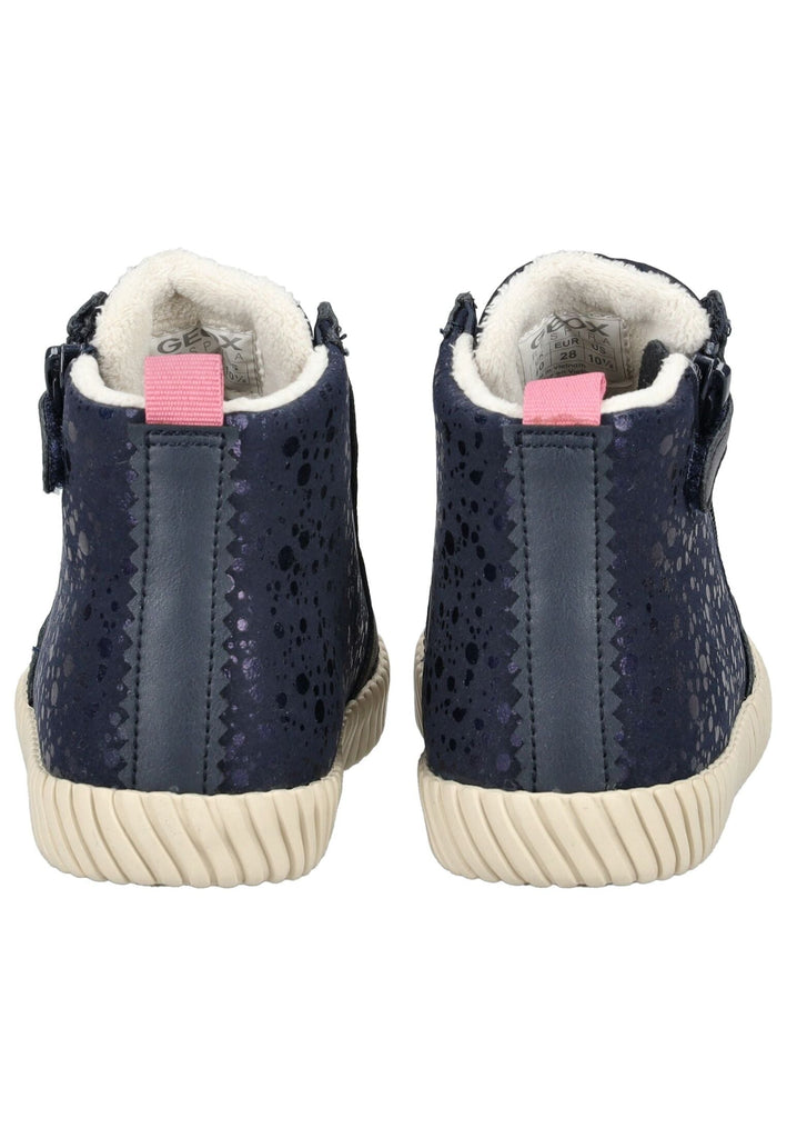 Geox Sneaker Lederimitat/Textil Navy Warmfutter