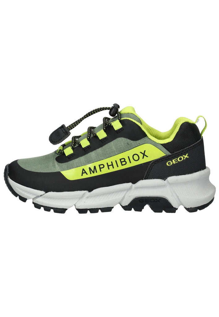 Geox Sneaker Lederimitat/Textil Olive