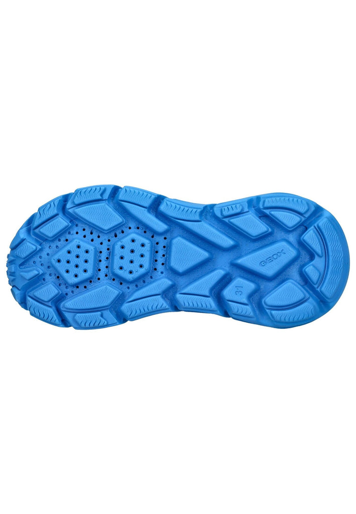 Geox Sneaker Lederimitat/Textil Rot/Blau