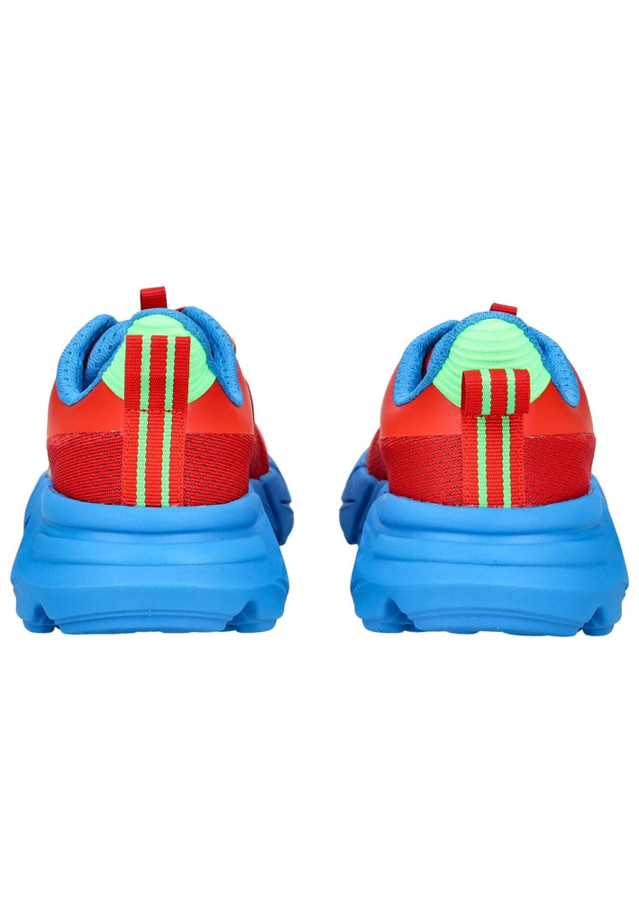 Geox Sneaker Lederimitat/Textil Rot/Blau