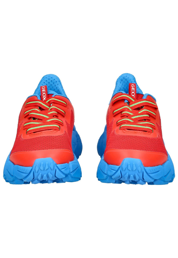 Geox Sneaker Lederimitat/Textil Rot/Blau