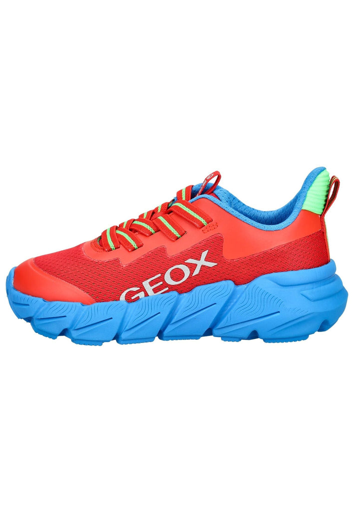 Geox Sneaker Lederimitat/Textil Rot/Blau