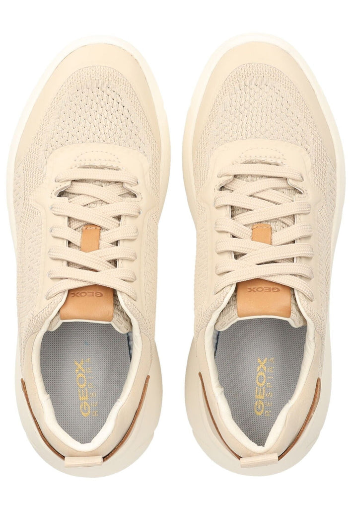 Geox Sneaker Lederimitat/Textil Sand